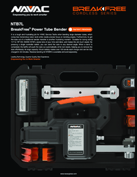 Thumbnail of document Data Sheet - NTB7L Breakfree Power Tube Bender Kit